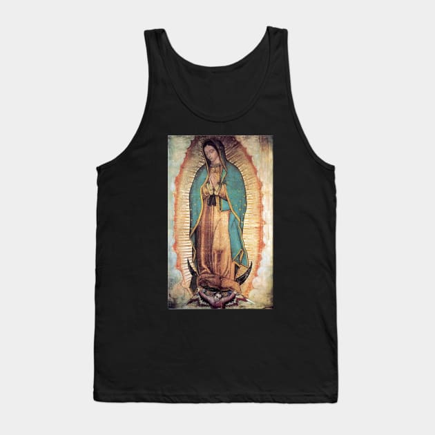 Original Picture of Our Lady of Guadalupe Tank Top by Beltschazar